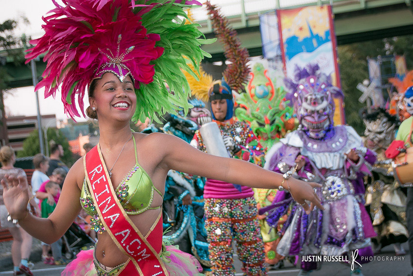 Asociación Carnavalesca de Massachusetts at the 2015 American Folk Festival